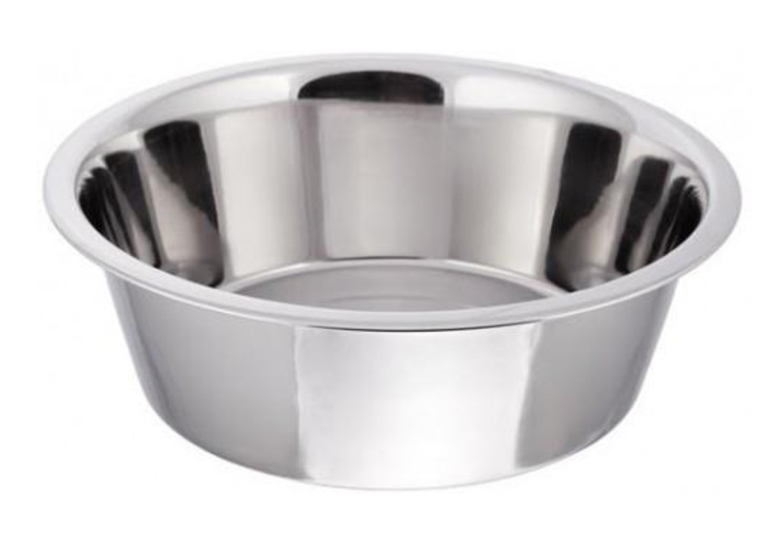 Миска нержавіюча сталь з плоским дном 4,0 л, EMPIRE